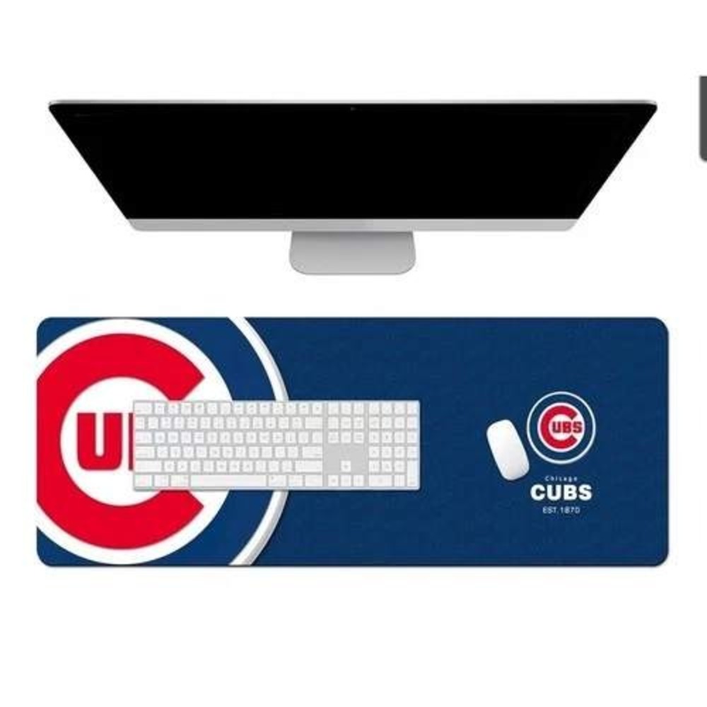 MLB Chicago Cubs Desk Pad Large Gaming Mouse Mat YouTheFan Blue Red New